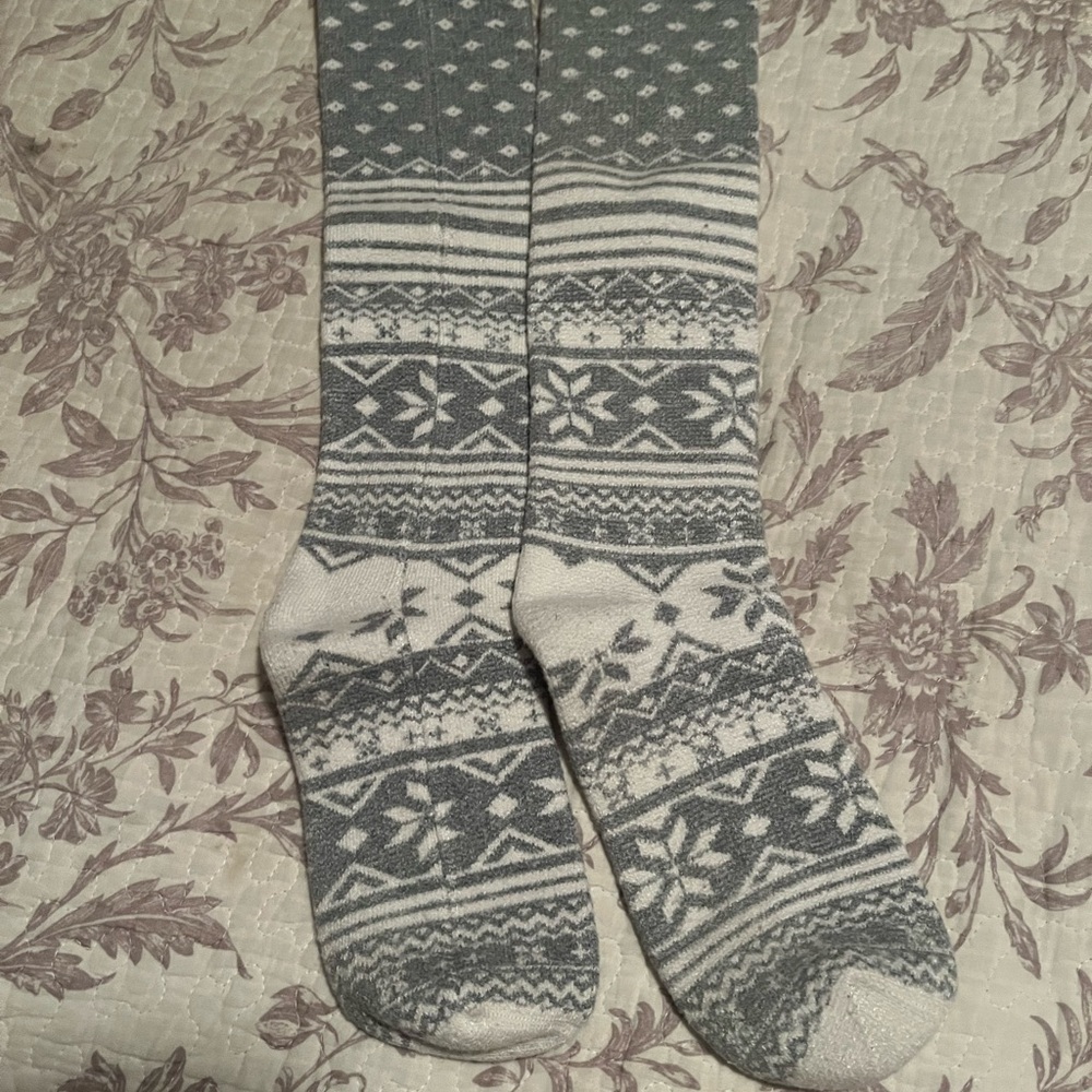 Victoria’s Secret fair isle heavy weight socks